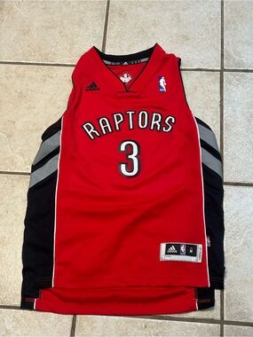 Toronto Raptors Kyle Lowry #3 Adidas Jersey Red Medium